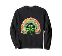 Regenbogen-Müsli-Kleeblatt Sweatshirt