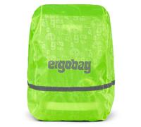 ergobag Regenschutz für Schulranzen und Rucksack, wasserdicht, mit Reflektoren und Gummizug