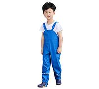 Regenhose Kinder Matschhose, Kinder Regenhose wasserdichte Matschhose Winddicht Regenlatzhose Atmungsaktive Buddelhose Wind und Wasserdicht für Jungen Mädchen 86 98 110 116 122 128 (A-Blue, 1-3 Years)