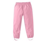 Regenhose Kinder Unisex Wasserdicht Strapazierfähig Atmungsaktiv Jungen Mädchen Buddelhose Leicht Matschhose Ungefüttert Dünne Regenlatzhose Regenhose Kinder Outdoorhose Rain Pants B017