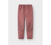 Regenhose NAME IT "NKNALFA PANT SOLID NOOS", Mädchen, Gr. 116, N-Gr, rosa (wistful mauve), Softshell, Obermaterial: 96% Polyester, 4% Elasthan, unifarben, regular fit normal, Hosen Regenhose (63779865