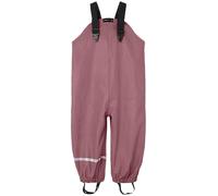 Regenhose NAME IT "NKNDRY für Mädchen mit reflektierenden Details", Mädchen, Gr. 116, N-Gr, rosa (wistful mauve), Web, Obermaterial: 100% Polyester, unifarben, Basic, regular fit knöchellang, Hosen Re