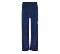 Regenhose TROLLKIDS "KIDS TROLLTUNGA PANTS", Mädchen, Gr. 104, N-Gr, blau (navy), Web, Obermaterial: 100% Polyamid, unifarben, Basic lang, Hosen Regenhose, mit Innentasche, wasserdicht, atmungsaktiv (