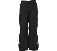 Regenhose ZIGZAG "Easy", Mädchen, Gr. 128, EURO-Größen, schwarz, 100% Polyester, unifarben, lang, Hosen Regenhose, in wasserdichter und wattierter Anfertigung (47792554-128) schwarz