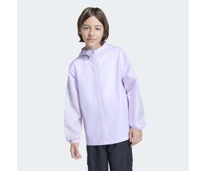 Regenjacke ADIDAS SPORTSWEAR "KIDS", Mädchen, Gr. 110, ice lavender, Obermaterial: 100% Polyester, normal, Jacken Regenjacke (51312413-110) ice lavender