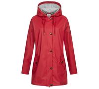 Regenjacke ANKERGLUT "Friesennerz ANKERGLUT HVN", Damen, Gr. 36 (S), rot, Web, Obermaterial: 100% Polyurethan. Futter: 100% Polyester, figurumspielend hüftbedeckend, gerader Abschluss mit Druckknopf, 