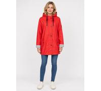 Regenjacke ANKERGLUT "Friesennerz WIZZARD PEAK WOMEN UMBR", Damen, Gr. 36 (S), rot, Obermaterial: 100% Polyurethan; Futter: 100% Polyester, figurumspielend, gerader Abschluss mit Druckknopf, Jacken Re