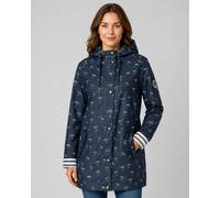Regenjacke DEPROC ACTIVE "Friesennerz WIZZARD PEAK WOMEN UMBR" Gr. 50 (XL), blau (navy) Damen Jacken Regenjacken Anoraks (81674757-50)