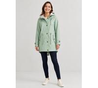Regenjacke ANKERGLUT "Friesennerz ankerglutliebe WOMEN", Damen, Gr. 36 (S), grau, Web, Obermaterial: 100% Polyurethan. Futter: 100% Polyester, figurumspielend hüftbedeckend, gerader Abschluss mit Druc