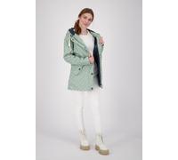 Ankerglut Damen Friesennerz Regenmantel Kapuze Gefüttert Wasserdicht Wetterfest Übergangsjacke #ankerglutwolke Regenjacke, slategray, 48