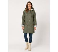 Regenjacke ANKERGLUT "Friesennerz ANKERGLUTZAUBER", Damen, Gr. 36/38 (M), grün (olive), Web, Obermaterial: 100% Polyurethan. Futter: 100% Polyester, figurumspielend hüftbedeckend, gerader Abschluss mi