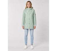 Ankerglut Damen Friesennerz Regenmantel Kapuze Wasserdicht Wetterfest Windbreaker Übergangsjacke #ankerglutzauber Regenjacke, slategray, 36