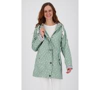 Ankerglut Damen Friesennerz Regenmantel Kapuze Wasserdicht Wetterfest Windbreaker Übergangsjacke #ankerglutzauber Regenjacke, slategray, 50, 191152