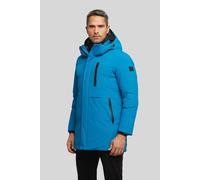 Regenjacke BUGATTI, Herren, Gr. 52, blau (türkis), 87% Polyamid, 13% Elasthan, regular fit, gerader Abschluss, Jacken Regenjacke, mit Stehkragen (68007240-52)