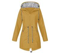 Regenjacke Damen Wasserdicht Outdoor-Regenmantel Windbreaker Mit Kapuze Atmungsaktiv Herbst Und Winter Übergangsjacke Leichte Jacke Windbreaker Sport Outdoorjacke Regenjacke Damen Fahrrad