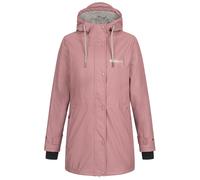Regenjacke DEPROC ACTIVE "Friesennerz ELLESMERE WOMEN", Damen, Gr. 46 (L), lila, Web, 100% Polyester, figurumspielend hüftbedeckend, gerader Abschluss mit Druckknopf, Jacken Regenjacke, auch in Großen