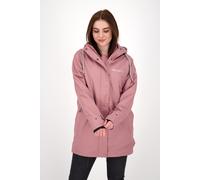 Regenjacke DEPROC ACTIVE "Friesennerz NEW ELLESMERE", Damen, Gr. 36/38 (M), lila, Web, 100% Polyester, figurumspielend hüftbedeckend, gerader Abschluss mit Druckknopf, Jacken Regenjacke, auch in Große