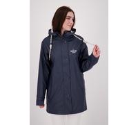 Regenjacke DEPROC ACTIVE "WOLGAST", Damen, Gr. 40 (M), blau (navy), Web, 100% Polyester, normal hüftbedeckend, mit Druckknopf, Jacken Regenjacke, auch in Großen Größen erhältlich (42876625-40) navy
