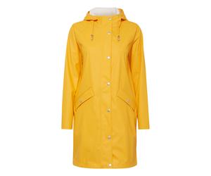 Regenjacke ICHI "Regn IHTAZI", Damen, Gr. XS, grün (kalamata), Obermaterial: 100% Polyester PES., Jacken Regenjacke (84096362-XS) kalamata