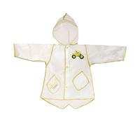 Regenjacke MAXIMO, Jungen, Gr. 86/98, weiß, grün, Obermaterial: 100% EVA/Kautschuk, leicht transparent, bequem Po-bedeckend, ohne Ausschnitt, gerader Abschluss, Jacken Regenjacke (56409161-86) weiß, g