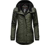 Regenjacke mit Kapuze "Lindraa" Dark Olive S