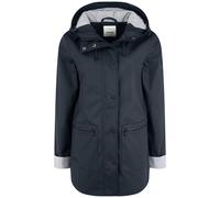 Regenjacke OXMO "Regenjacke OXBecky", Damen, Gr. S, blau (insignia b), Obermaterial: 100% Polyurethan PU., Mäntel Regenjacke (39711936-S) insignia b