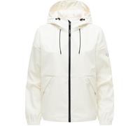 Regenjacke RAGWEAR "Cezzy Rainy", Damen, Gr. L (40), weiß (elfenbeinfarben), Obermaterial: 100% Polyester. Innenfutter: 100% Polyester, gerade hüftbedeckend, hoch geschlossener Ausschnitt, Ärmel ohne