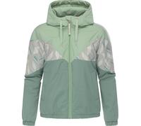 Regenjacke RAGWEAR "Rochele Warm YOUMODO", Damen, Gr. XXXL(46), grün, Obermaterial: 100% Polyester; Innenfutter: 100% Polyester; Wattierung: 100% Polyester, lässig geschnitten hüftbedeckend, hoch gesc