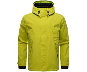 Regenjacke STONE HARBOUR "Zanjaar", Herren, Gr. S (48), grün, Obermaterial: 100% Nylon; Innenfutter: 100% Polyester; Ärmelfutter: 100% Polyester, gerade Po-bedeckend, hoch geschlossener Ausschnitt, mi