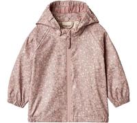 Regenjacke WHEAT "Chardy", Mädchen, Gr. 80, powder flower meadow, Web, Obermaterial: 100% Polyester, geblümt, regular fit normal, elastischer Bund, Jacken, im wunderschönen Blümchen-Alloverprint und m