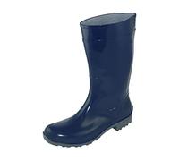 Regenliebe Damen Gummistiefel de Störtregen Regenstiefel Langschaft, Farbe:blau, Größe:39 EU