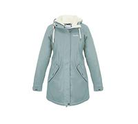 Regenliebe Damen Regenmantel Friesennerz mit Teddyfleece gefüttert, Größe:42, Farbe:hellblau