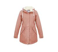 Regenliebe Damen Regenmantel Friesennerz mit Teddyfleece gefüttert, Größe:46, Farbe:alt-rosa
