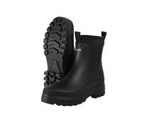 Regenliebe Damen Regenstiefel Short Story schwarz Halbschaft Gummistiefel Feel Good wärmend gefüttert, Größe:39 EU, Farbe:schwarz