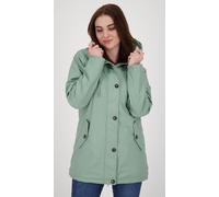 Regenmantel ANKERGLUT "ANKERGLUTTRAUM WOMEN", Damen, Gr. 44L, grau, Obermaterial: 100% Polyurethan; Futter: 100% Polyester“, mit Druckknopf, Mäntel, auch in Großen Größen erhältlich (93948031-44) grau