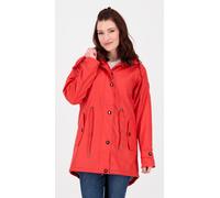 Regenmantel ANKERGLUT "Friesennerz ankergluttraum WMN", Damen, Gr. 40/42 (M), rot, Obermaterial: 100% Polyurethan; Futter: 100% Polyester, mit Druckknopf, Mäntel, auch in Großen Größen erhältlich (992