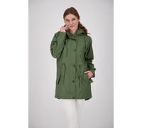 Regenmantel ANKERGLUT "Friesennerz ankergluttraum WMN", Damen, Gr. 48 (XL), grün, Obermaterial: 100% Polyurethan; Futter: 100% Polyester, mit Druckknopf, Mäntel, auch in Großen Größen erhältlich (3463