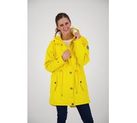 Regenmantel ANKERGLUT "Friesennerz ankergluttraum WMN", Damen, Gr. 50 (XL), gelb, Obermaterial: 100% Polyurethan; Futter: 100% Polyester, mit Druckknopf, Mäntel, auch in Großen Größen erhältlich (9994