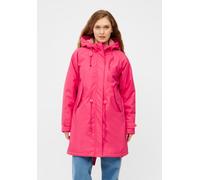 Regenmantel DERBE "Tidaholm", Damen, Gr. 38, azalea, rose tan, Obermaterial: 100% Polyester; Futter: 100% Polyester, Langarm, Mäntel, Wasserabweisend, winddicht, Teddylining (56056313-38) azalea, rose