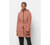 Regenmantel JACK WOLFSKIN "NORDEN PORT COAT W" Gr. S (36), braun (astro, dust) Damen Mäntel Übergangsmäntel (97116617-S)