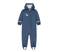 Regenmantel Kinder Wasserdicht Baby Jungen Mädchen Regenjacke Winddicht Leicht Reflektierender Streifen Regenschutz Ein Stück Unisex ReißVerschluss Kinder Regenanzug Marineblau 6-12 Monate