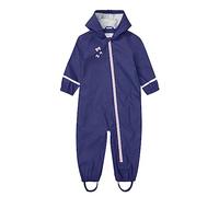Regenmantel Kinder Wasserdicht Baby Jungen Mädchen Regenjacke Winddicht Leicht Reflektierender Streifen Regenschutz Ein Stück Unisex ReißVerschluss Kinder Regenanzug Lila 4-6 Jahre