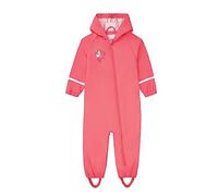 Regenmantel Kinder Wasserdicht Baby Jungen Mädchen Regenjacke Winddicht Leicht Reflektierender Streifen Regenschutz Ein Stück Unisex ReißVerschluss Kinder Regenanzug Rot 4-6 Jahre