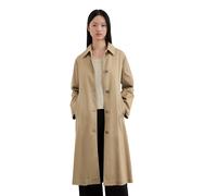 Regenmantel MARC O'POLO "aus Lyocell-Twill", Damen, Gr. 44, beige (m723), Obermaterial: 96% Lyocell, 4% Elasthan; Futter: 100% Polyamid, unifarben, relaxed fit, Mäntel (84807904-44) m723