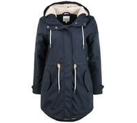 Regenmantel OXMO "Regenjacke OXJolinas", Damen, Gr. XS, blau (insignia blau), Obermaterial: 100% Polyurethan PU., Mäntel (68752901-XS) insignia blau