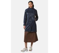 Ragwear Damen leichter wasserdichter Übergangsmantel aus einem reflektierendem Material mit Kapuze Husty Rainy YOUMODO Navy Gr. L
