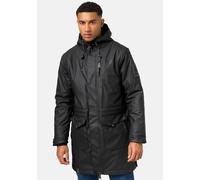 Regenmantel STONE HARBOUR "Verdaan", Herren, Gr. L (52), schwarz, Obermaterial: 70% Polyester, 30% Polyurethan. Futter: 100% Polyester. Ärmelfutter: 100% Polyester. Wattierung: 100% Polyester, gerade