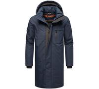 Regenmantel STONE HARBOUR "Xandroo XX", Herren, Gr. M (50), blau (navy), Obermaterial: 100% Polyester. Innenfutter: 100% Polyester. Wattierung: 100% Polyester. Ärmelfutter: 100% Polyester, gerade ca.