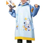Regenponcho Kind, Regenponcho Kinder Wiederverwendbar Wasserdicht Regenschutz - Regenmantel Regenanzug Leichter Unisex Regenjacken Regenponchos Fahrrad Regenumhang Regenjacke 2-14 Jahre
