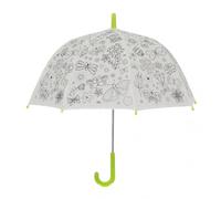 Esschert Design Mal-Set Regenschirm "Blumen" für Kinder D70 cm inkl. 9 Farben